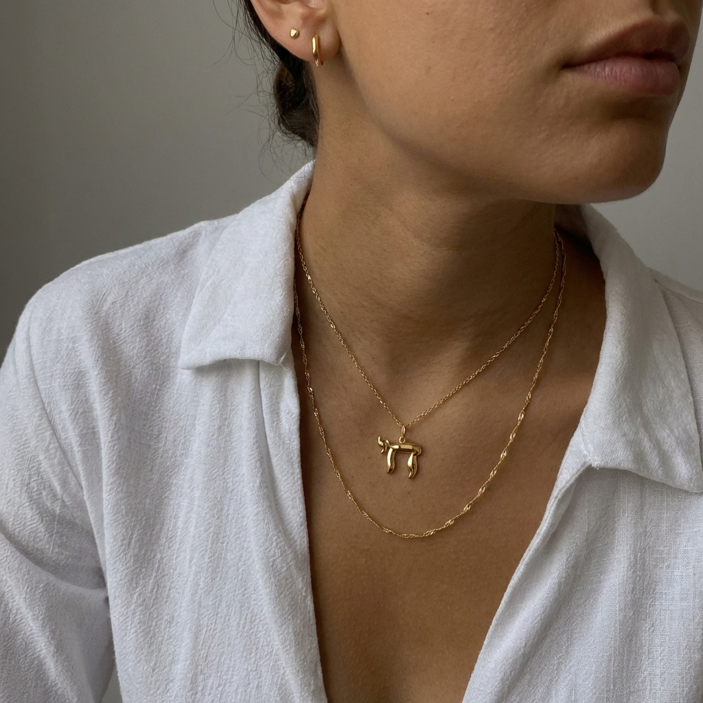 Chai Jewish Symbol Pendant