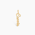 Diamond Script Name Charm