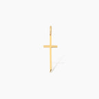 Elongated Stick Cross Charm