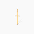 Elongated Stick Cross Charm