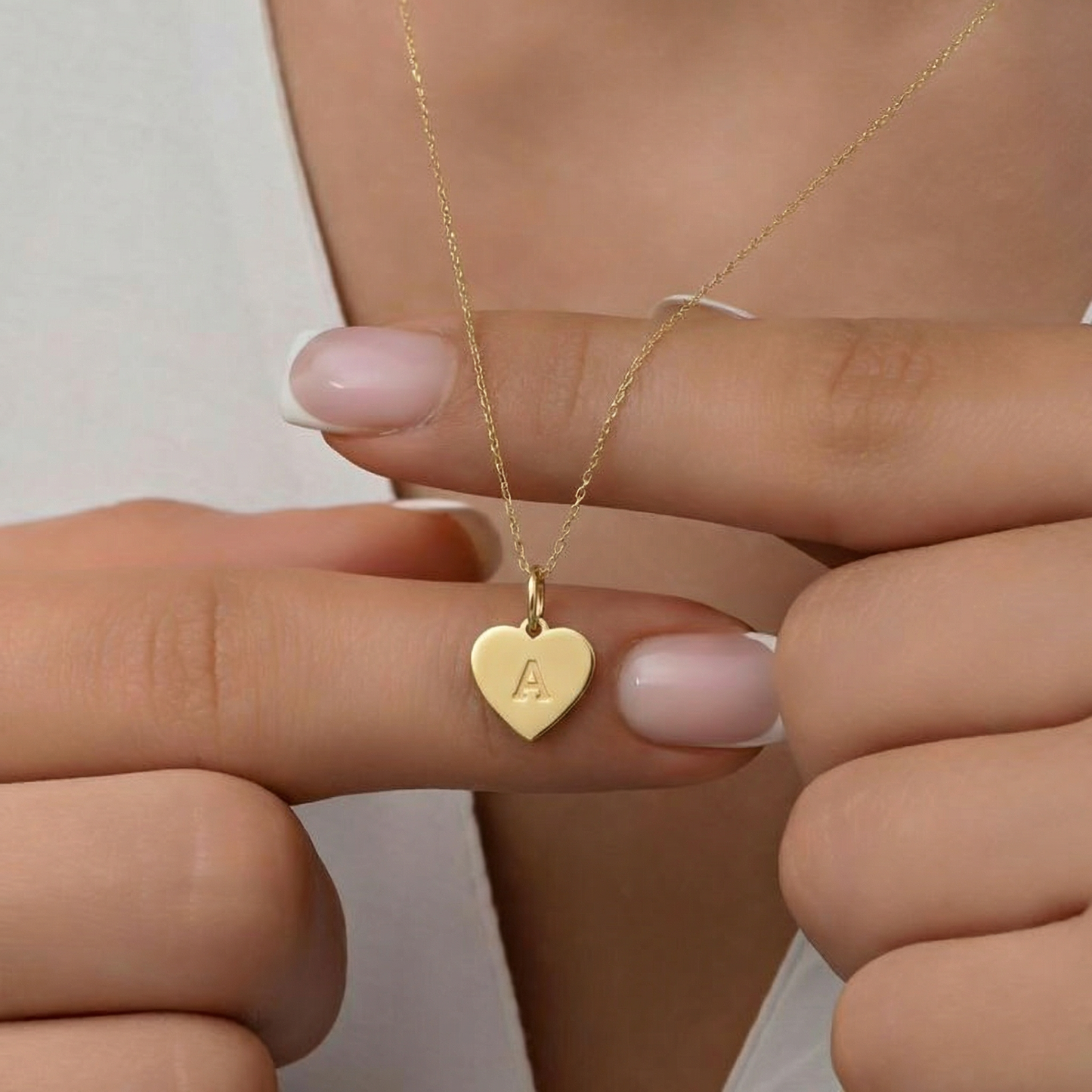 Initial Heart Charm