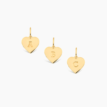 Initial Heart Charm