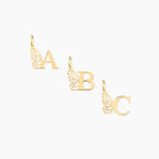 Butterfly Shaped Initial Charm