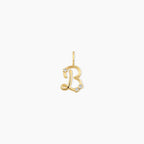 Dainty Diamond Letter Charm