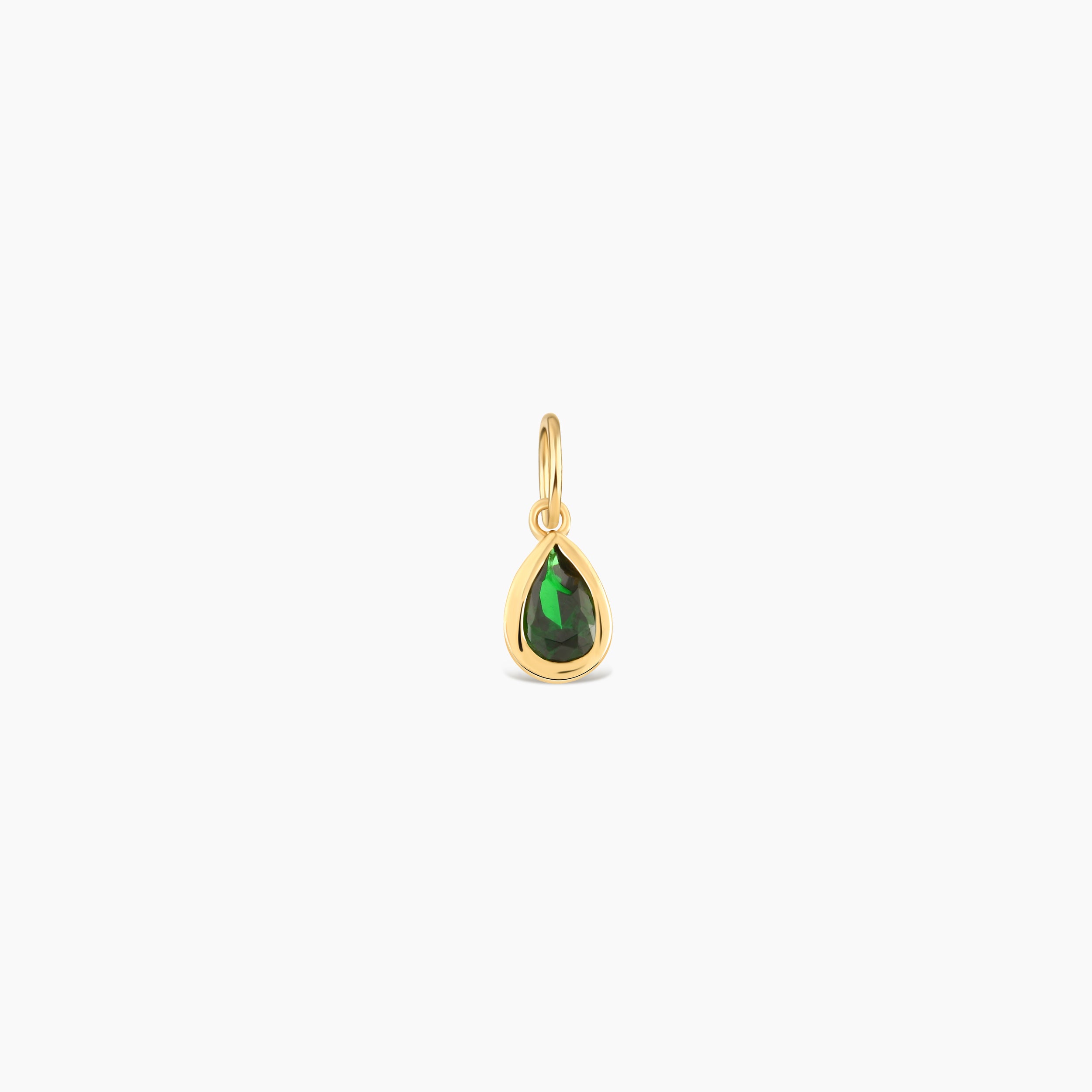 Drop Shaped Birthstone Charm