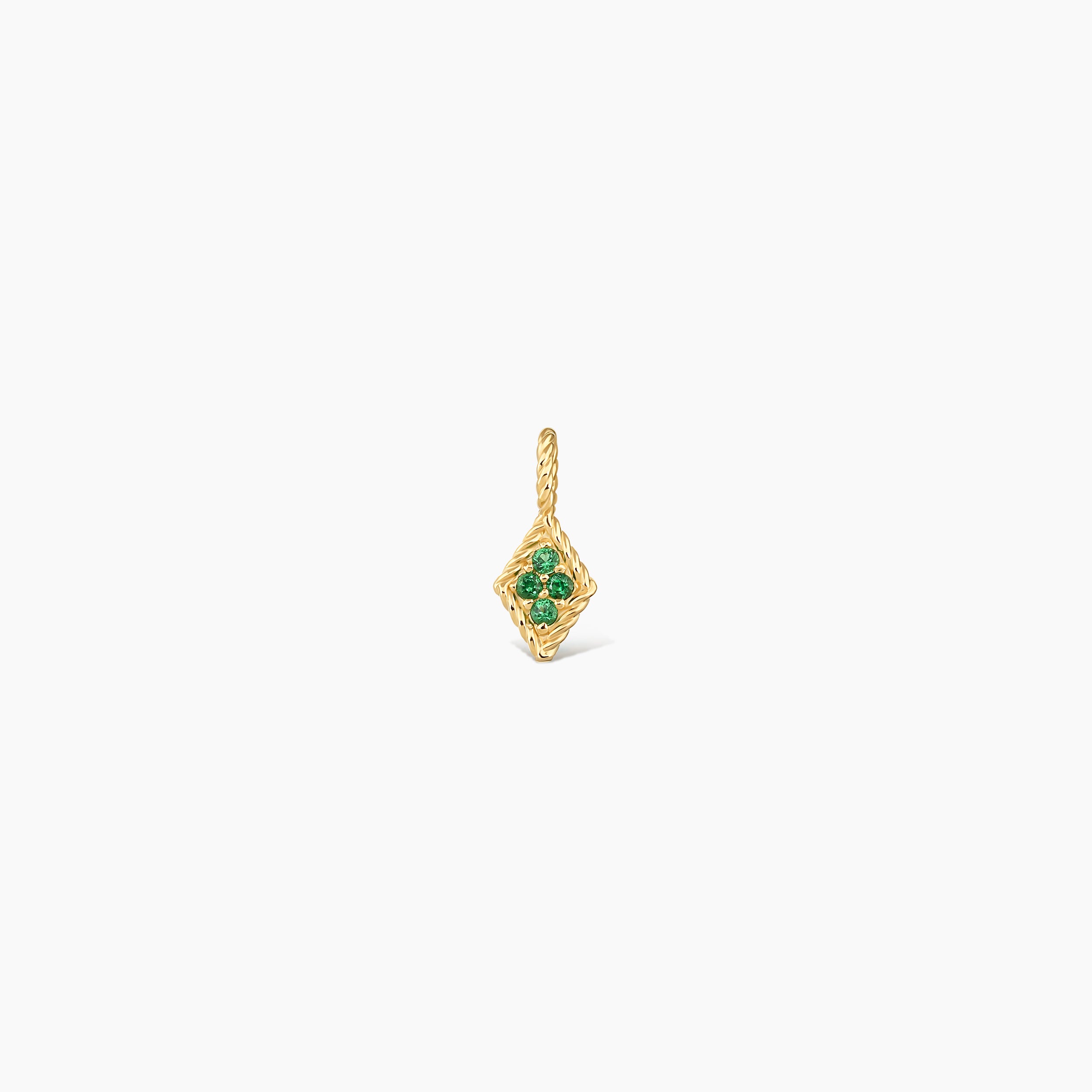 Dainty Birthstone Charm Pendant