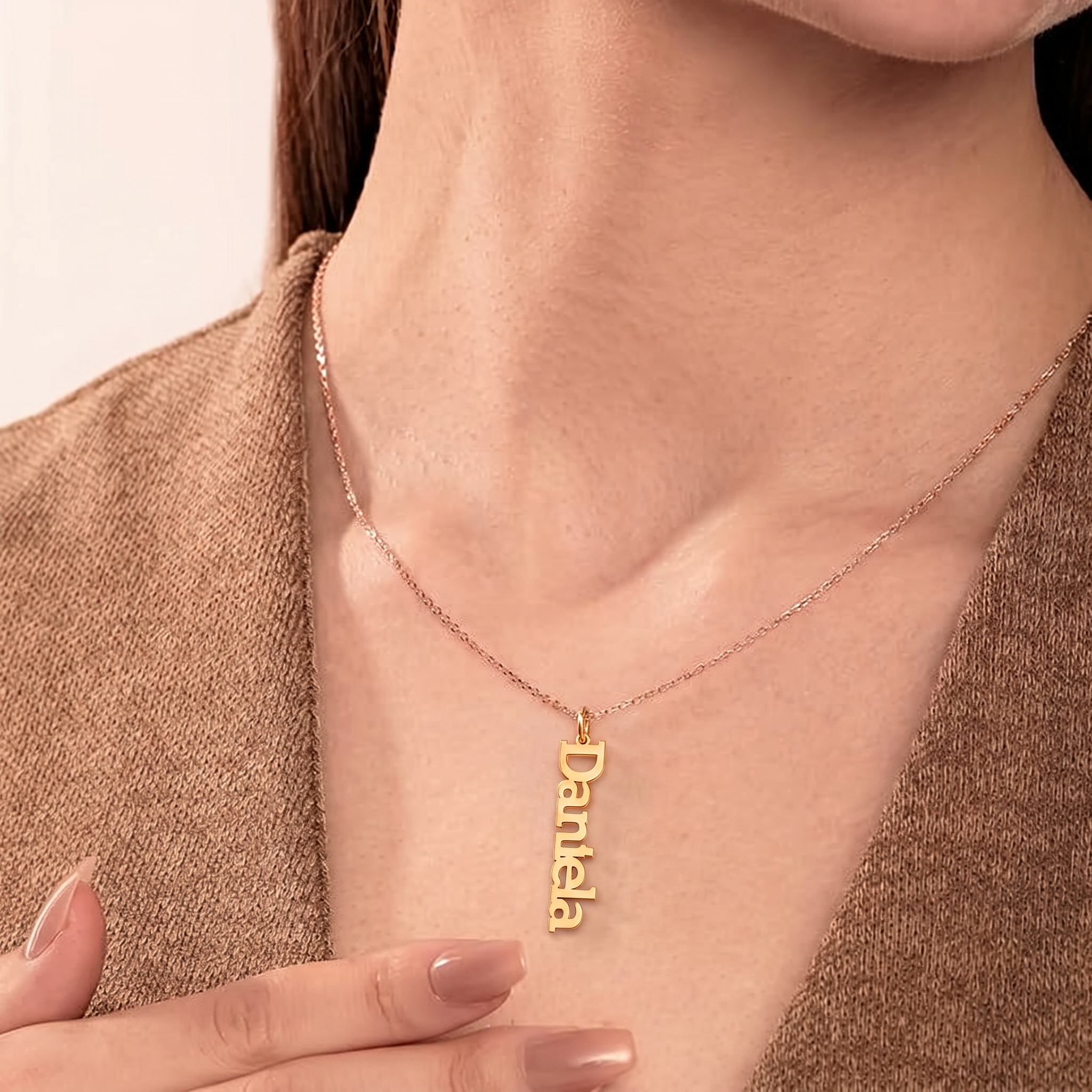 Dainty Name Pendant
