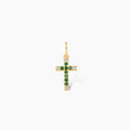 Birthstone Diamond Cross Charm
