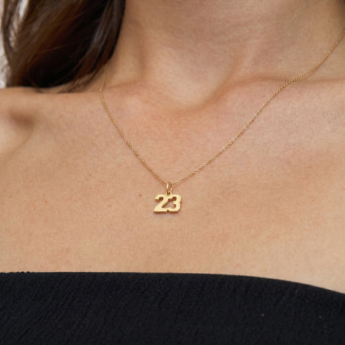 Personalized Lucky Number Charm