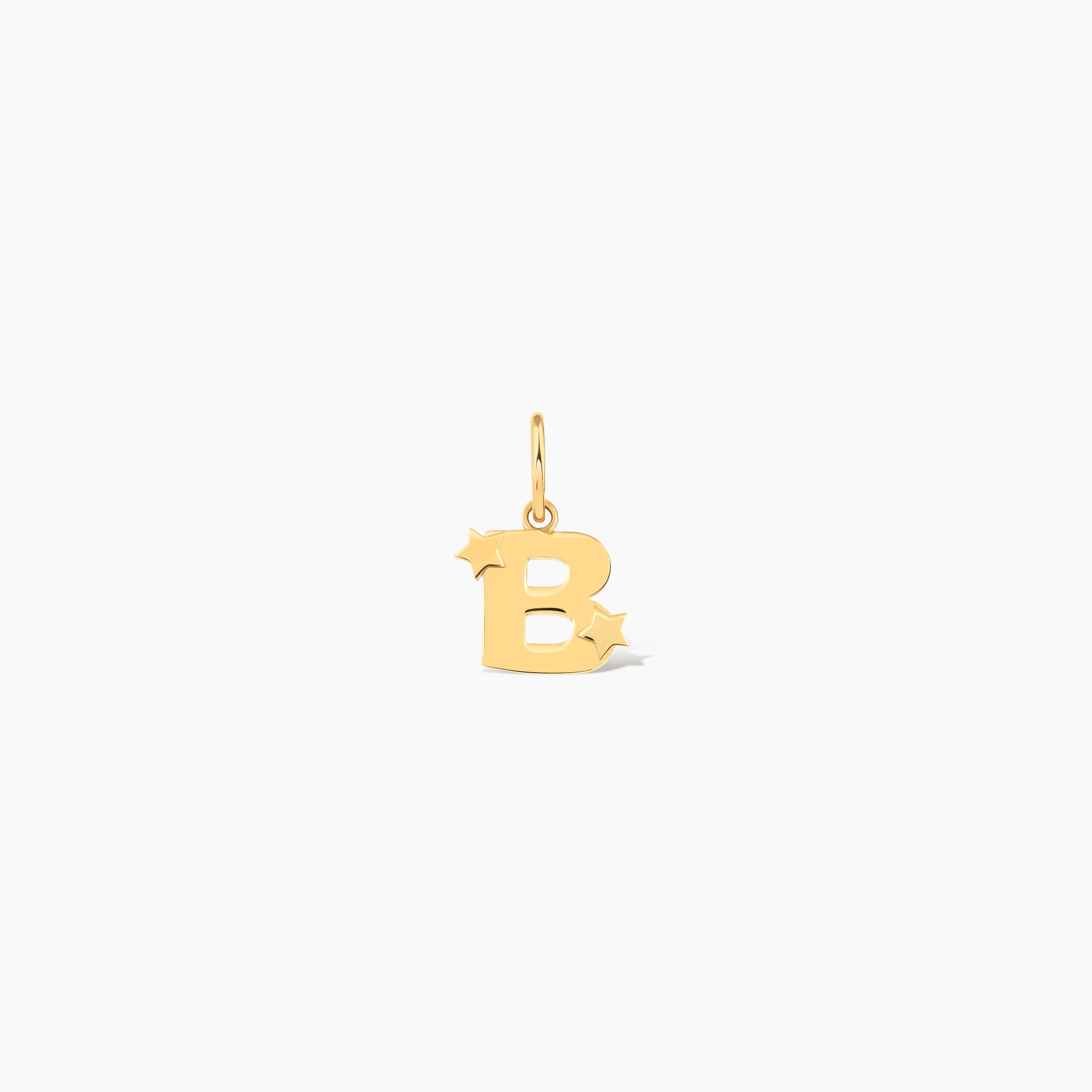 Star Initial Letter Charm