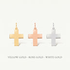 Solid Gold Cross Charm