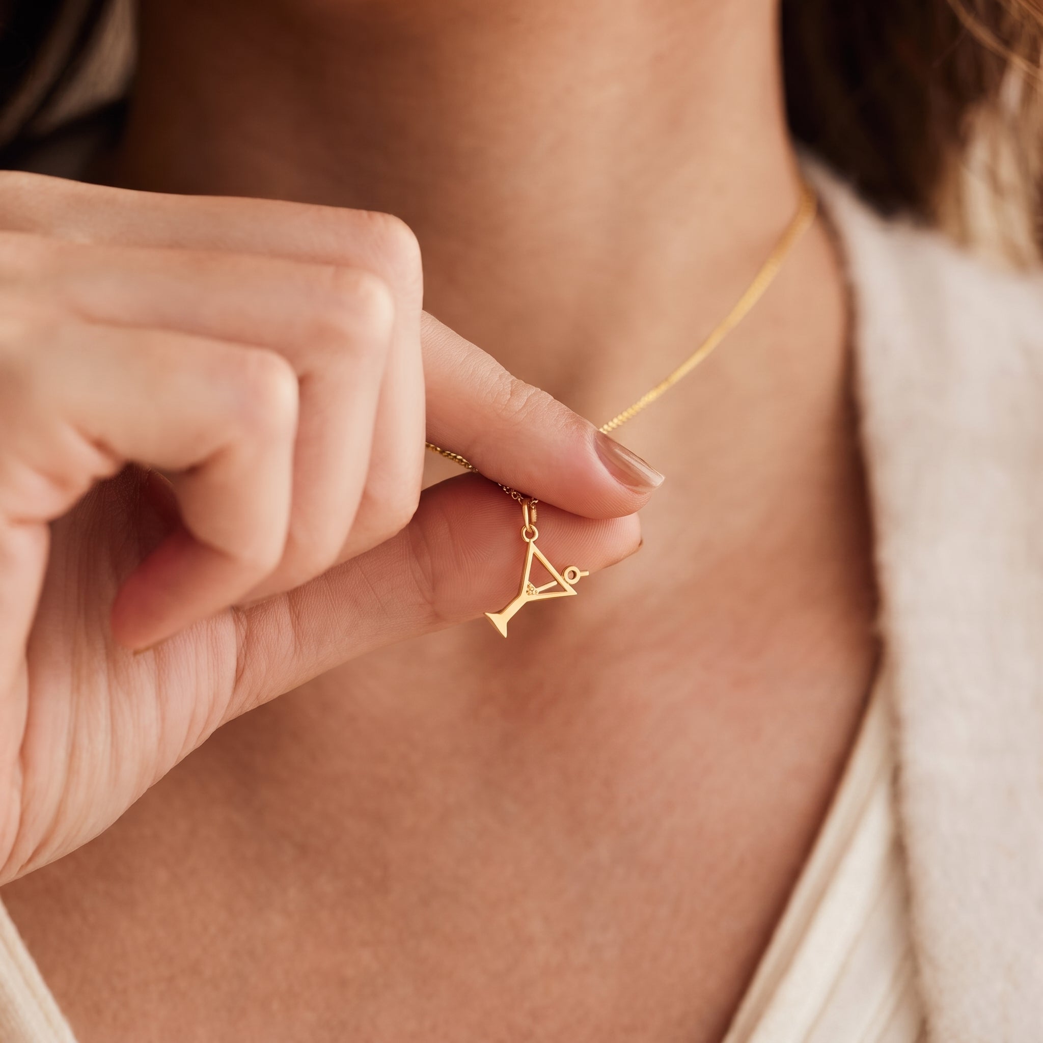 Martini Glass Cocktail Charm
