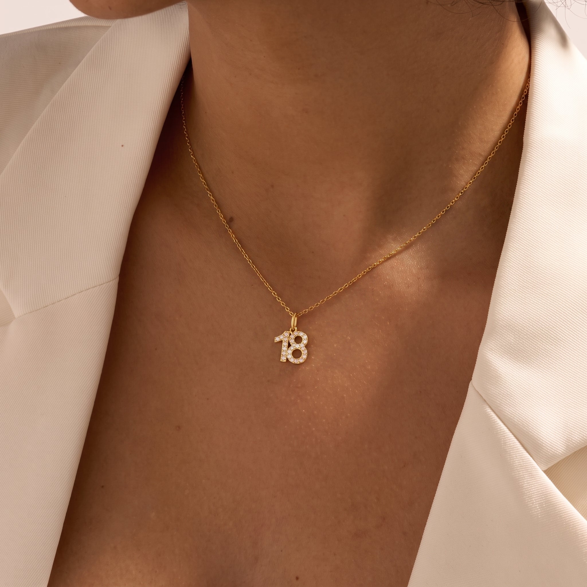 Diamond Number Charm