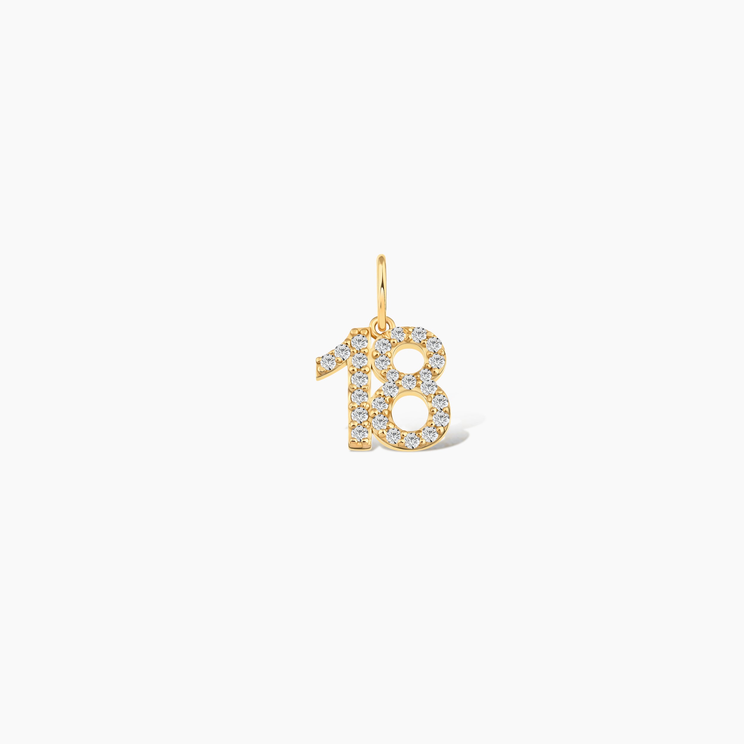 Diamond Number Charm