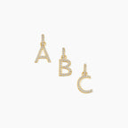 Diamond Initial Letter Charm