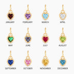 Heart Birthstone Pendant