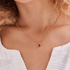 Heart Birthstone Pendant