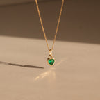 Heart Birthstone Pendant