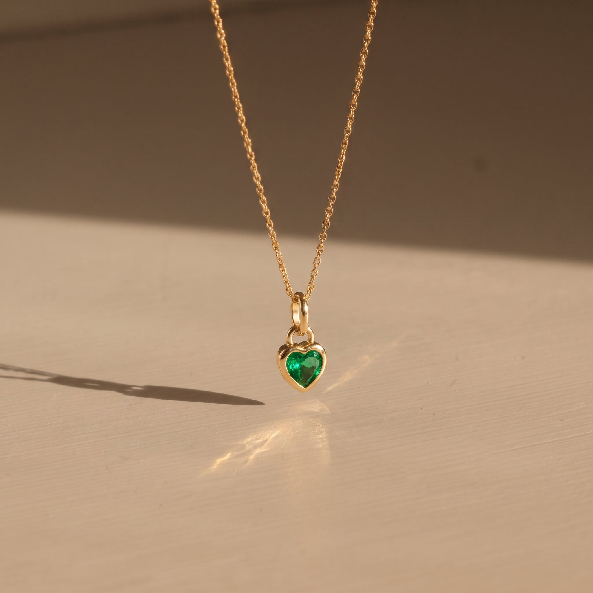 Heart Birthstone Pendant
