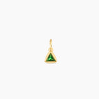Triangle Birthstone Pendant