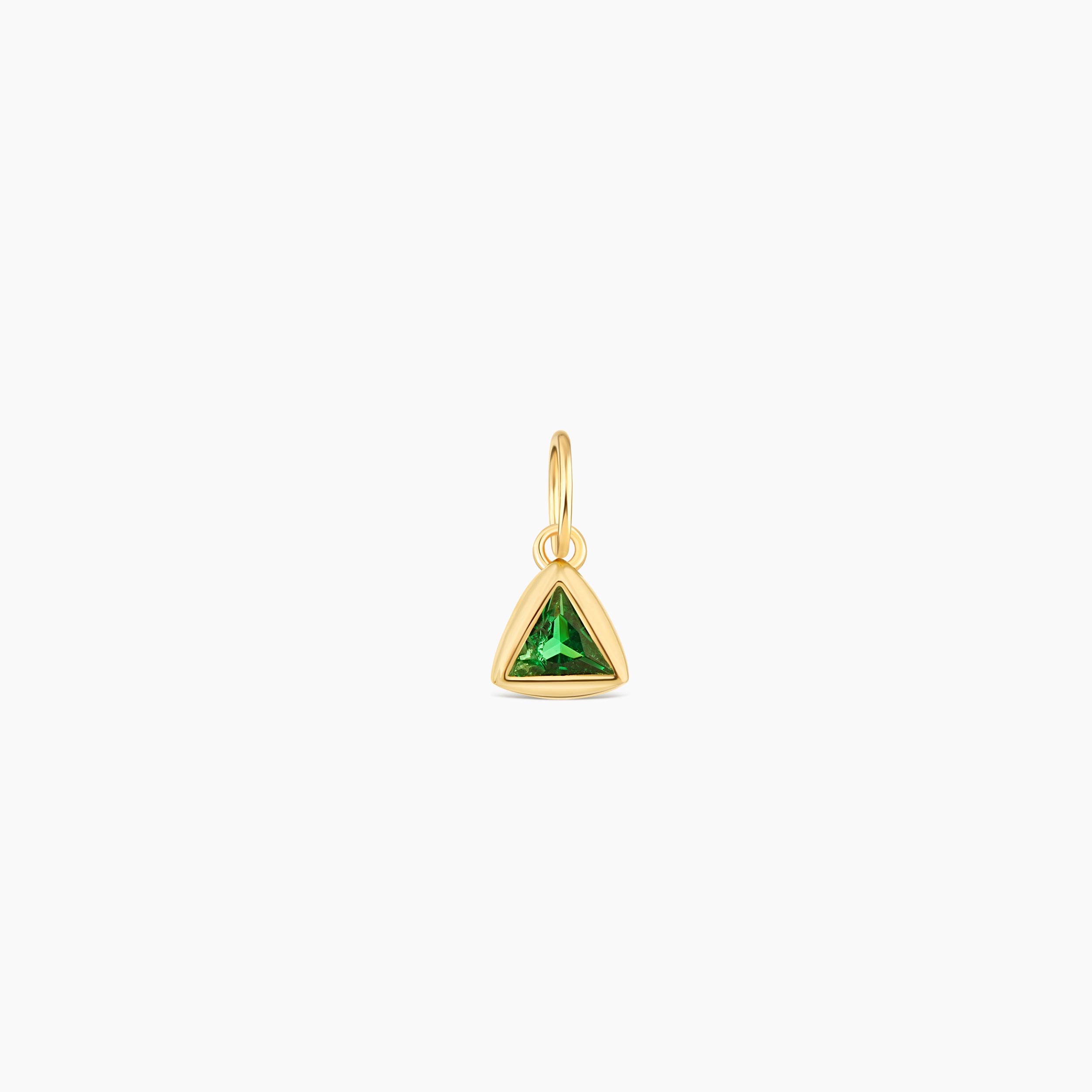Triangle Birthstone Pendant