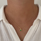 Triangle Birthstone Pendant