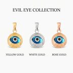 Evil Eye Medallion Pendant