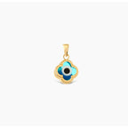 Evil Eye Clover Pendant