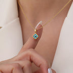 Evil Eye Clover Pendant