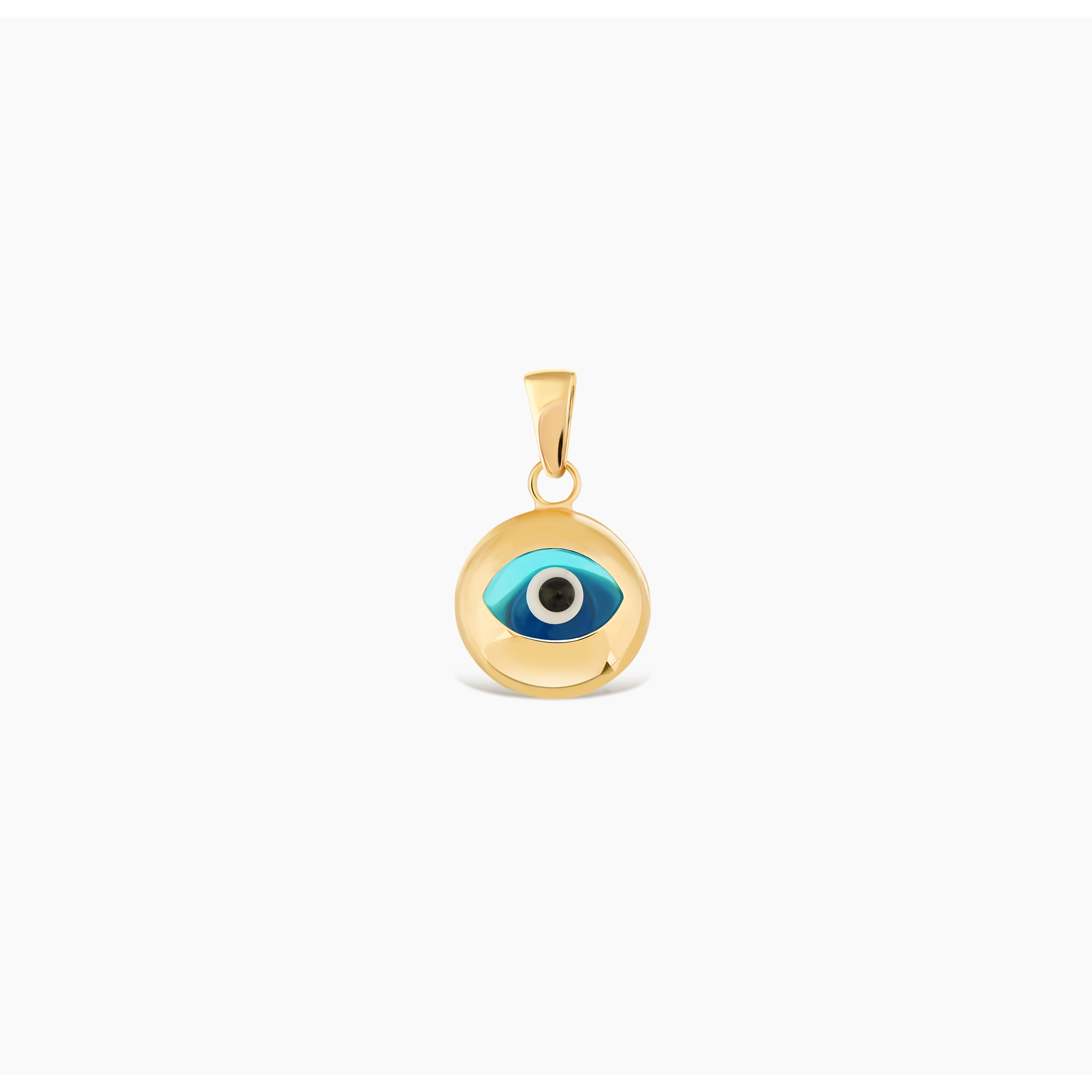 Evil Eye Round Pendant