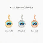 Evil Eye Round Pendant