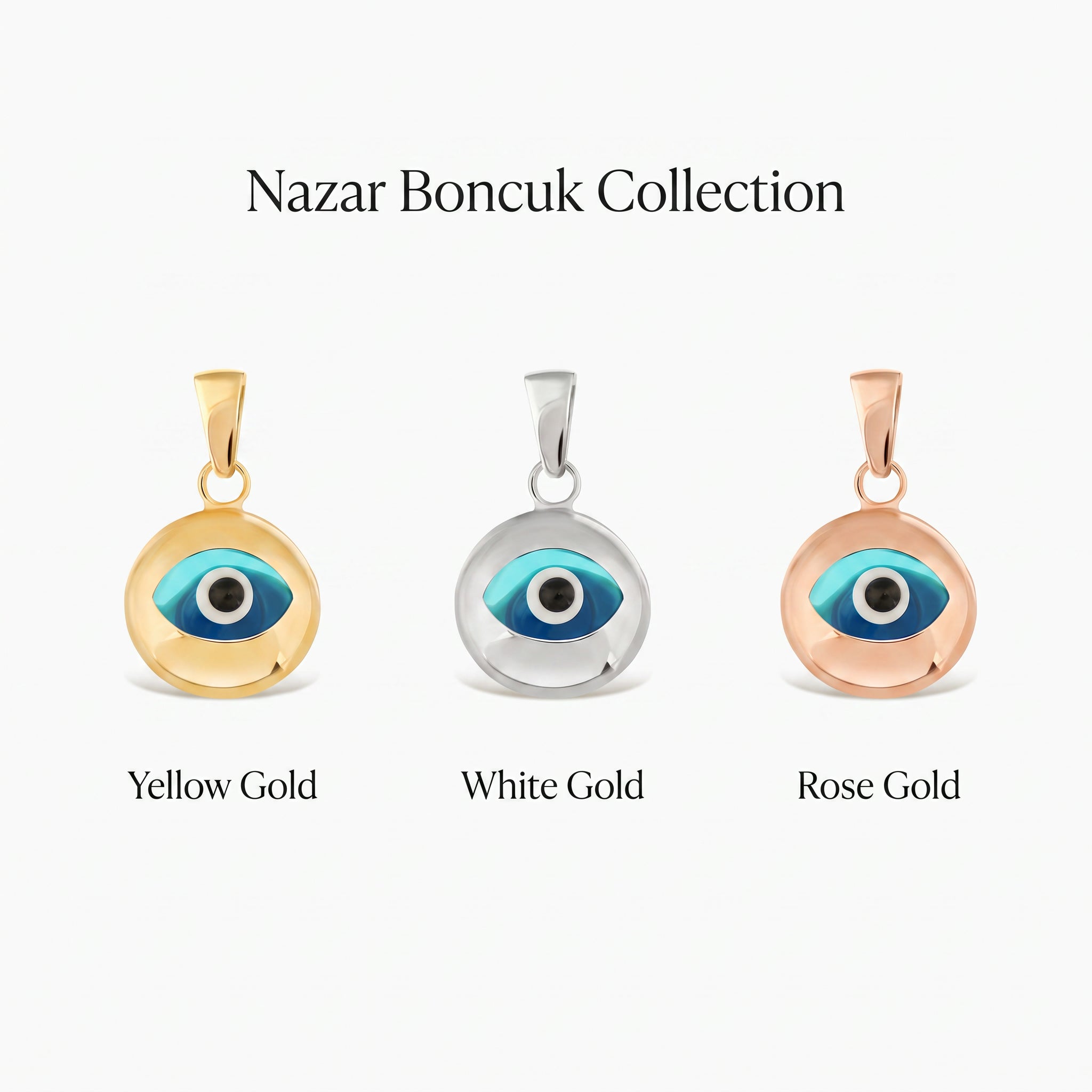 Evil Eye Round Pendant