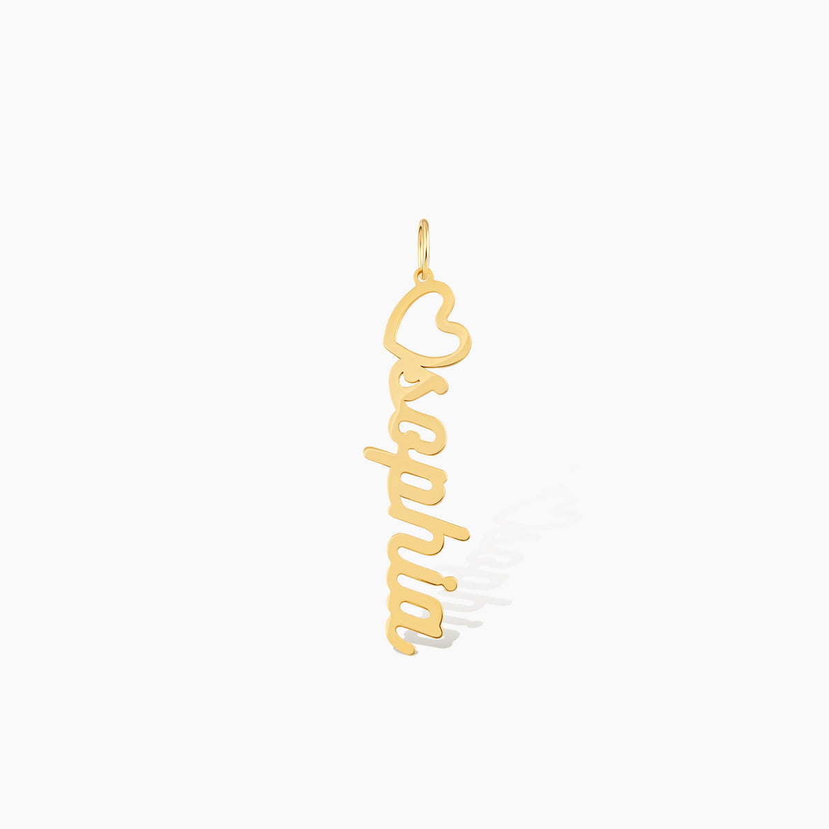 Custom Vertical Script Name Pendant