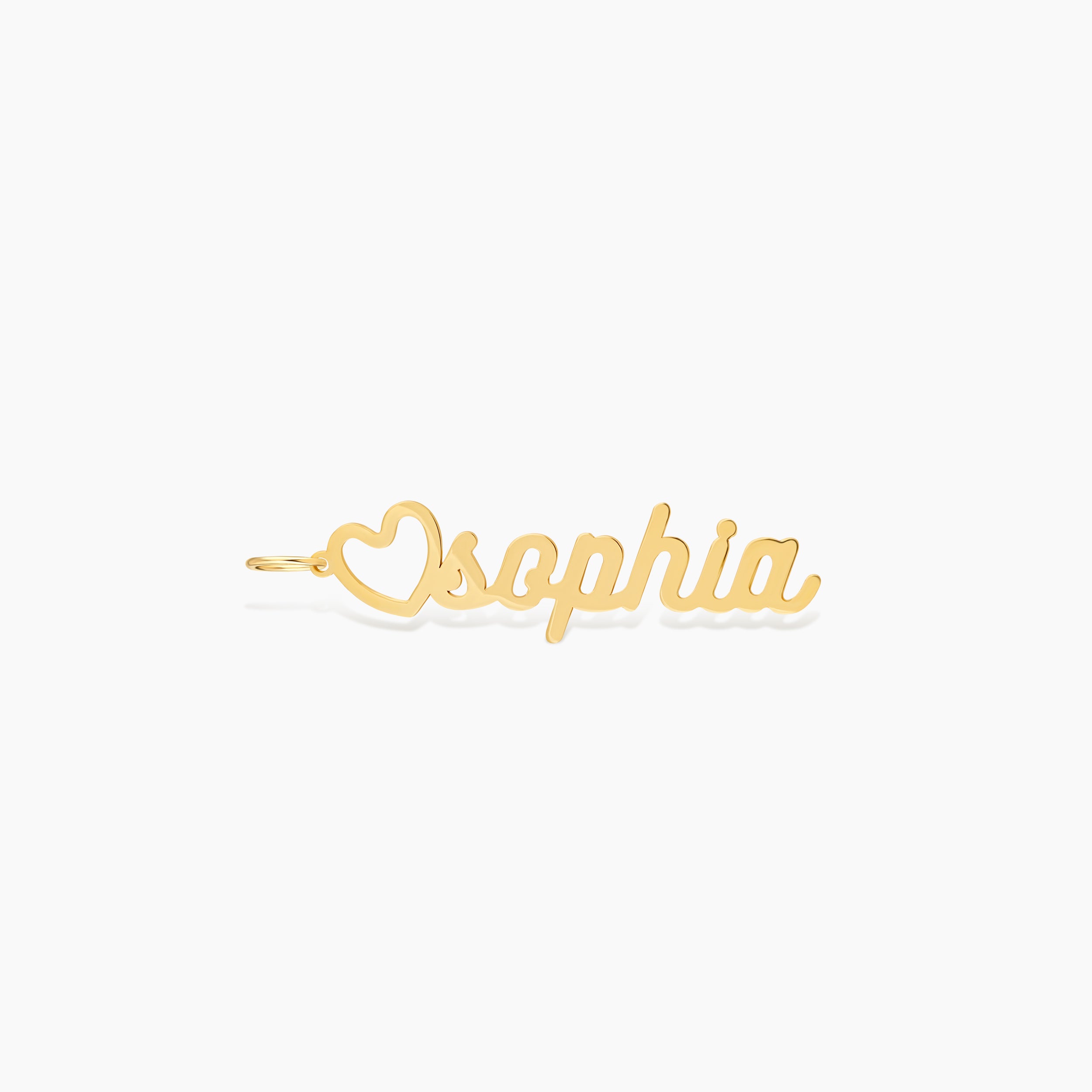Custom Vertical Script Name Pendant