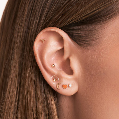Triple Ball Piercing Stud