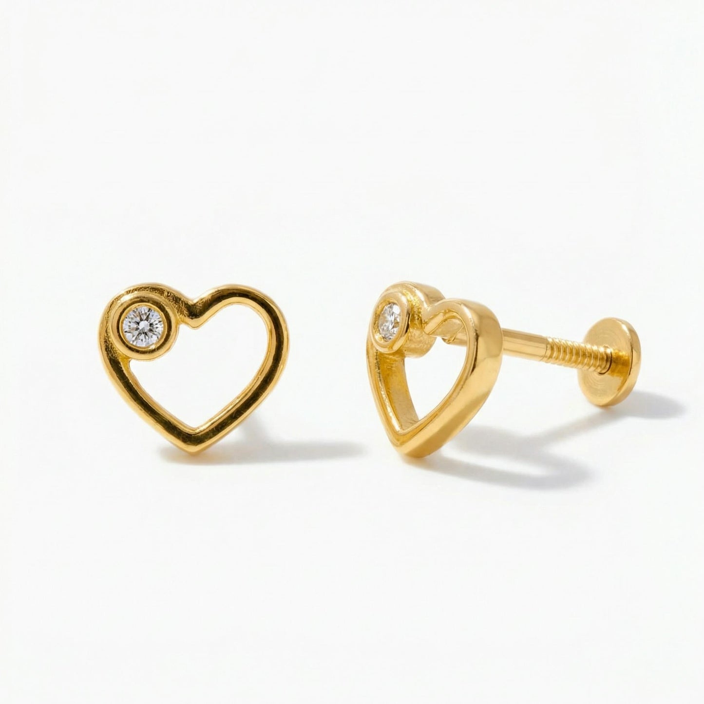 Heart-Shaped Cartilage Earring
