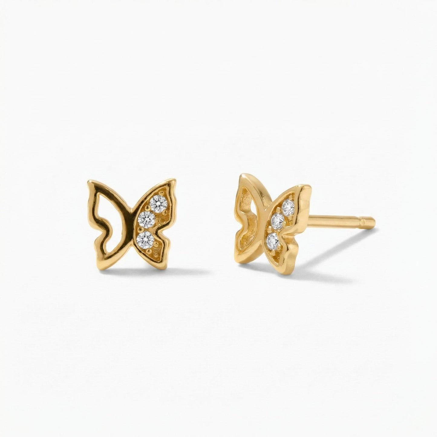 Butterfly Piercing Stud Earring
