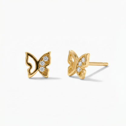 Butterfly Piercing Stud Earring