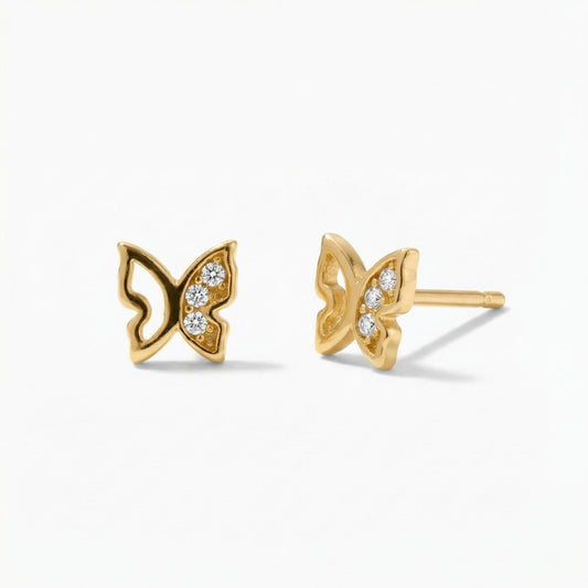 Butterfly Piercing Stud Earring