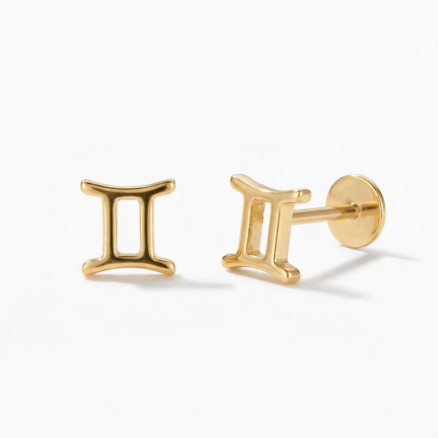 Zodiac Piercing Threaded Stud Earring
