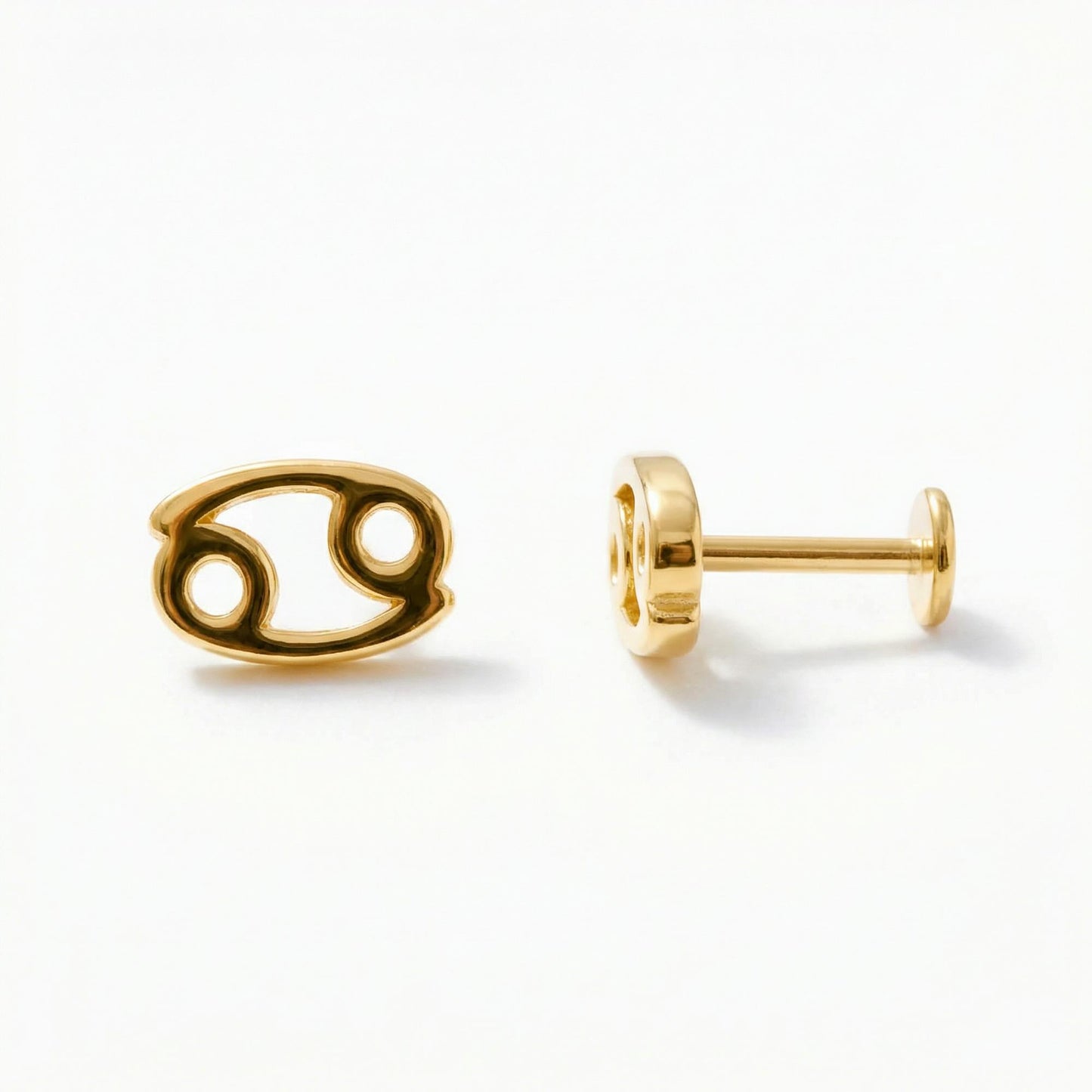 Zodiac Threaded Stud Earring