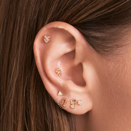 Zodiac Threaded Stud Earring