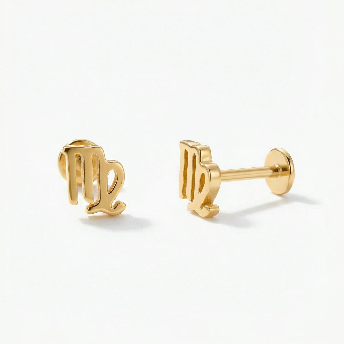 Zodiac Piercing Threaded Stud Earring