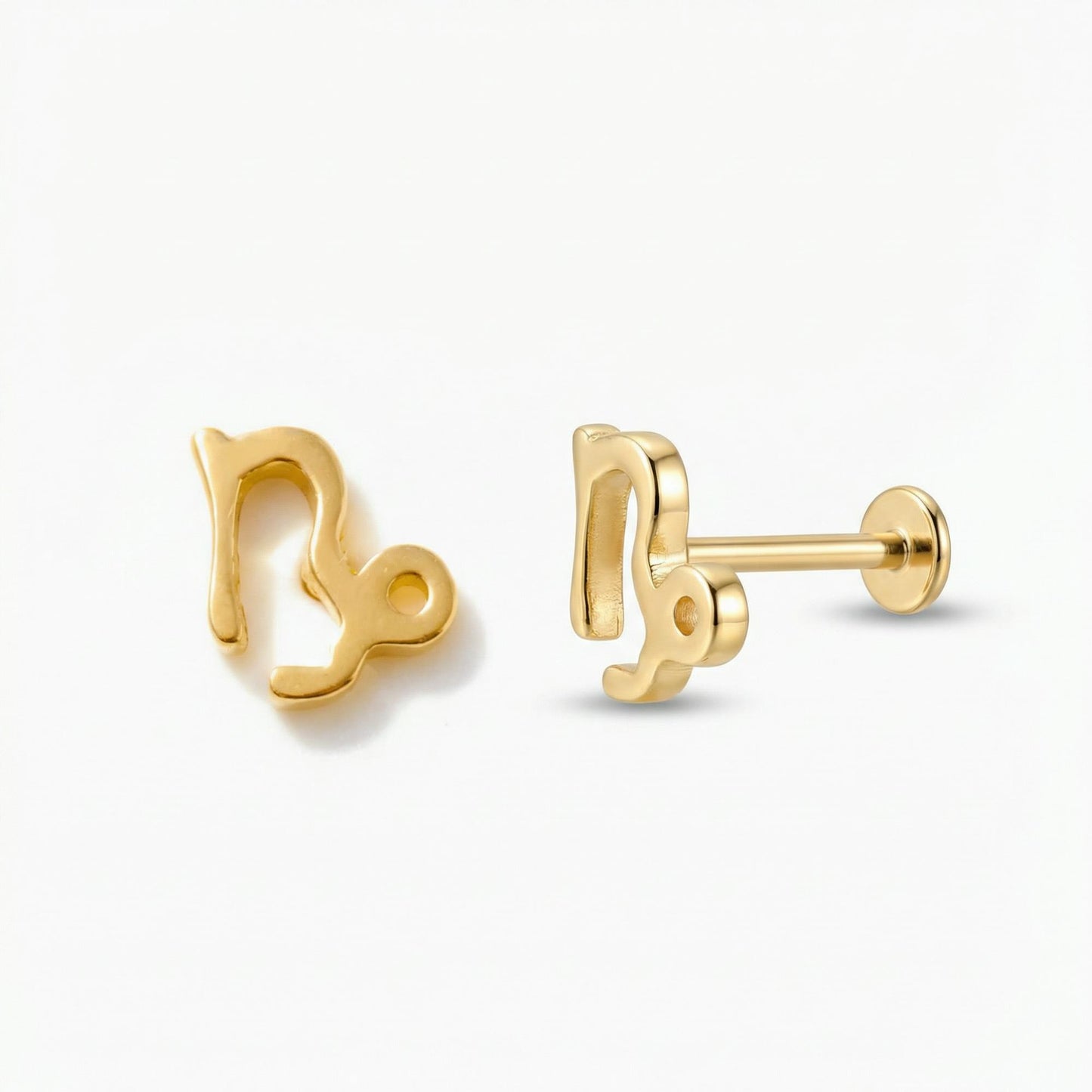 Zodiac Piercing Threaded Stud Earring