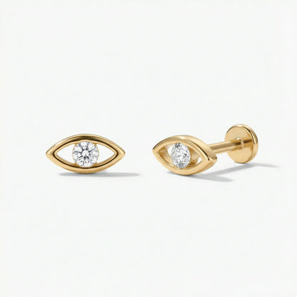 Evil Eye Stud Earring