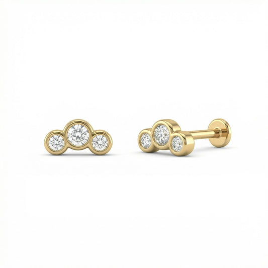 Cluster Piercing Earrings