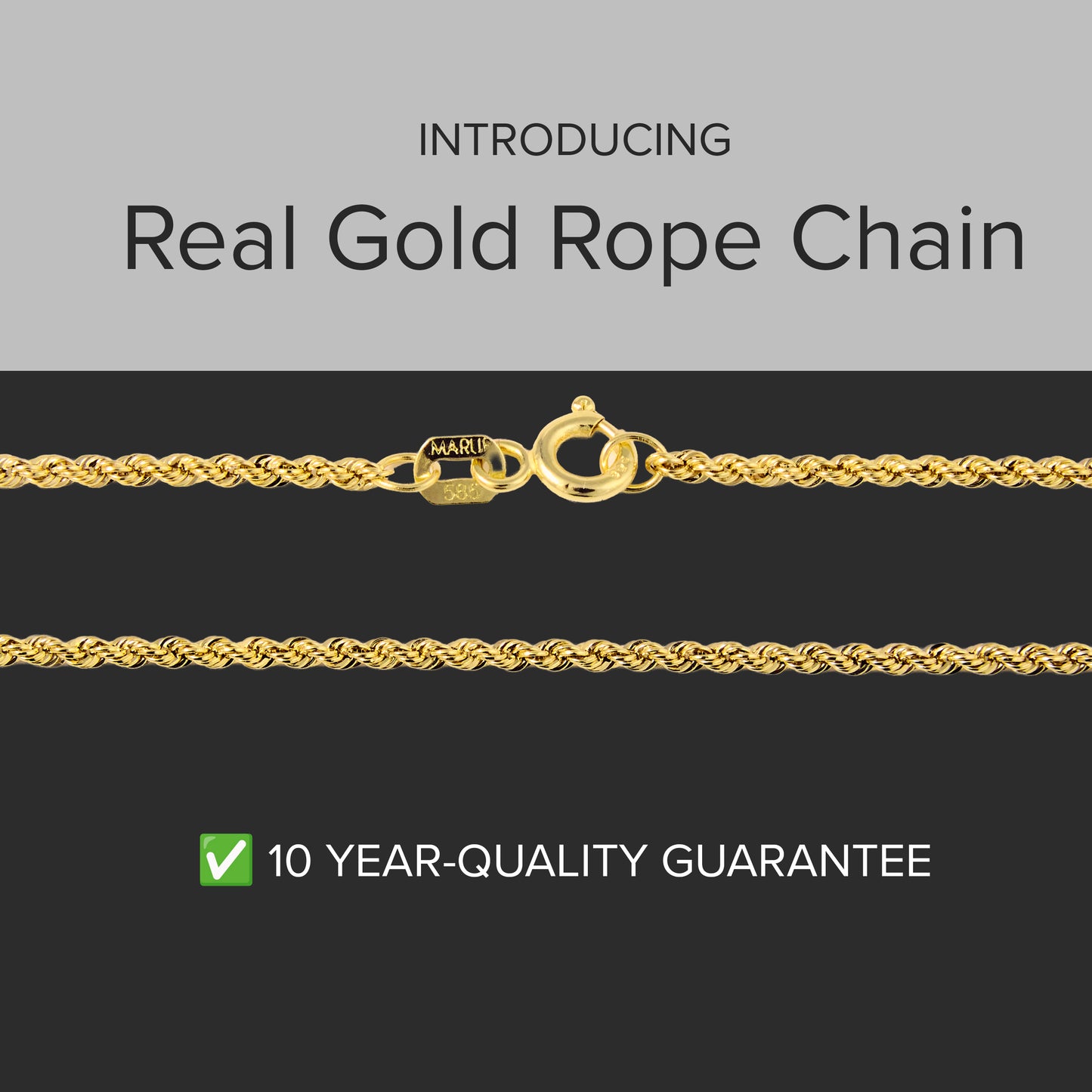 Braided Rope Style Link Chain Necklace