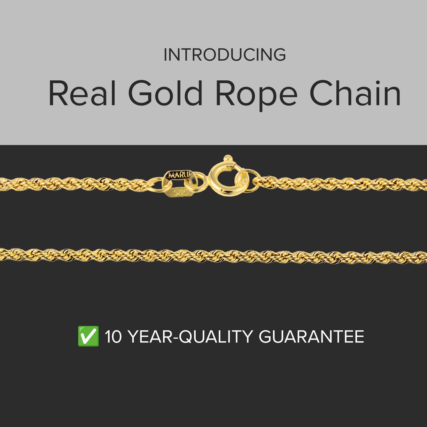 Braided Rope Style Link Chain Necklace