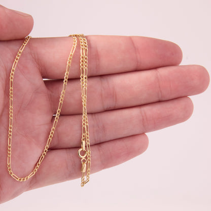 Dainty Flat Curb Chain Necklace