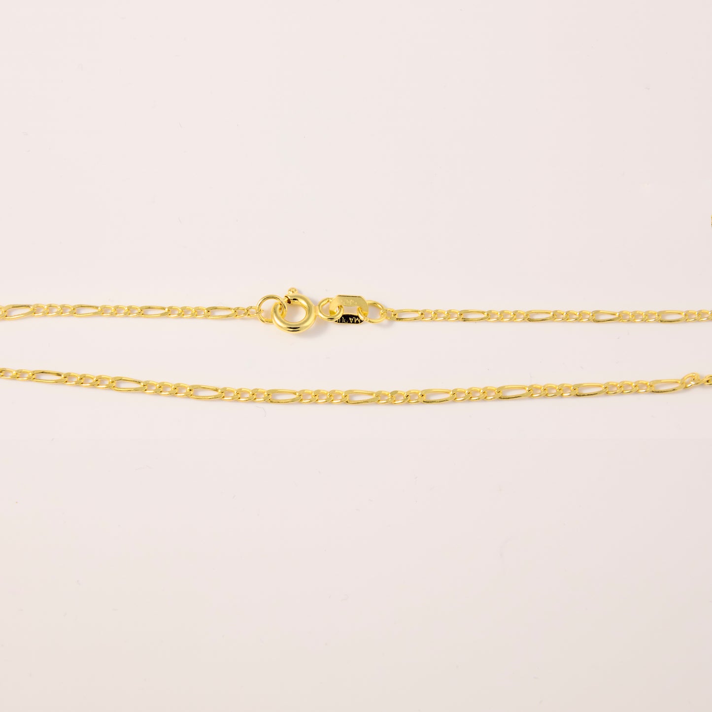Dainty Diamond Cut Gold Rope Chain Necklace